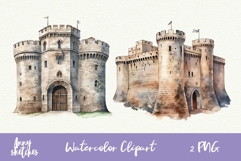 Bastille Fortress Clipart PNG French History Art Product Image 1