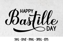 Happy Bastille Day SVG. National Day in France. Shirt design Product Image 1