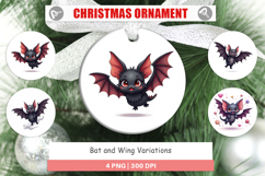 Ornament Bat and Wing Variations Product Image 1