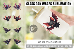 Glass Can Bat and Wing Variations Product Image 1