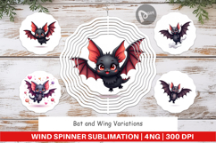 Wind Spinner Bat and Wing Variations Product Image 1