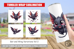 Tumbler Bat and Wing Variations Product Image 1