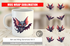 Mug Wrap Bat and Wing Variations Product Image 1