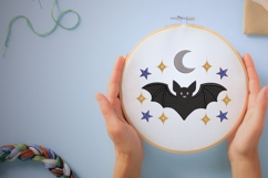 Bat Embroidery Design - Halloween Pattern Product Image 5