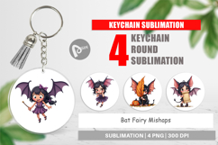 Keychain Bat Fairy Mishaps Product Image 1