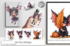 Digital Paper Bat Fairy Mishaps Product Image 1