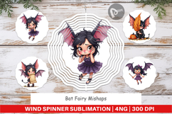 Wind Spinner Bat Fairy Mishaps Product Image 1