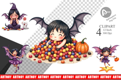 Bat Fairy Mishaps Clipart Product Image 1