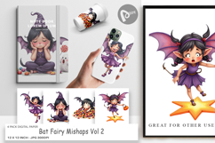 Digital Paper Bat Fairy Mishaps Product Image 1