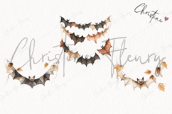 Cozy Halloween Bat Garland | Halloween PNG Product Image 3