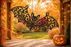 Bat Halloween SVG Laser Cut Ornament