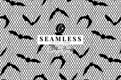 Seamless Bat Lace Pattern | Halloween PNG Product Image 1