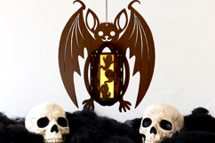 Laser Cut Halloween Bat Candlestick / Tealight Holder Set 2 Product Image 6