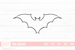 Bat Lineart SVG Cut File Product Image 1