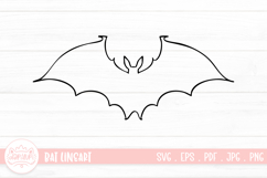 Bat Lineart SVG Cut File Product Image 1