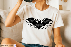 Bat Nights Only Halloween SVG PNG Design Product Image 2