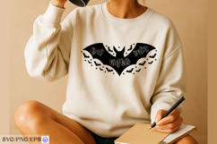 Bat Nights Only Halloween SVG PNG Design Product Image 4