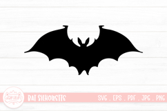 Bat Silhouette SVG Cut File Product Image 1