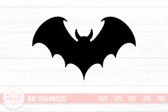 Bat Silhouette SVG Cut File Product Image 1