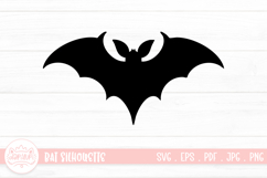Bat Silhouette SVG Cut File Product Image 1