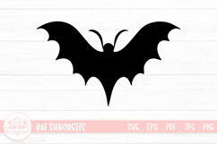 Bat Silhouette SVG Cut File Product Image 1