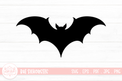 Bat Silhouette SVG Cut File Product Image 1