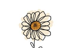 Minimalist Botanical Line Art Flower Set 6 Elements Product Image 8