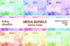 Abstract Watercolor Digital Paper Bundle Background Product Image 1