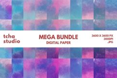 Watercolor Abstract Digital Paper Bundle - 490 Background Product Image 6