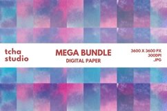 Watercolor Abstract Digital Paper Bundle - 490 Background Product Image 7