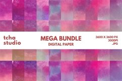 Watercolor Abstract Digital Paper Bundle - 490 Background Product Image 10