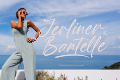 Baterty Spotteam Elegant Brush Font Type Product Image 6