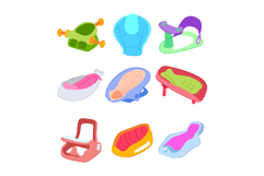 bath seat baby set cartoon Product Image 1