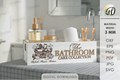 Bathroom Organizer Baskets Bundle Laser Cut. Storage Box SVG Product Image 2