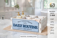 Bathroom Organizer Baskets Bundle Laser Cut. Storage Box SVG Product Image 9