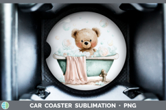 GorgeousBathtub Car Coaster design.