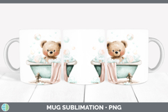 GorgeousBathtub Mug Wrap design.