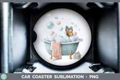 GorgeousBathtub Car Coaster design.