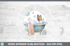 GorgeousBathtub Wind Spinner design.
