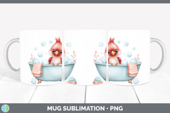 GorgeousBathtub Mug Wrap design.