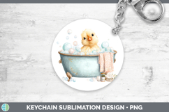 GorgeousBathtub Keychain design.