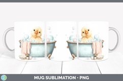 GorgeousBathtub Mug Wrap design.