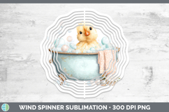 GorgeousBathtub Wind Spinner design.