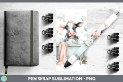 GorgeousBathtub Pen Wrap design.