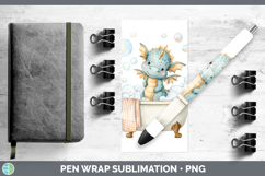 GorgeousBathtub Pen Wrap design.