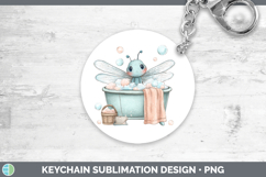 GorgeousBathtub Keychain design.