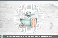 GorgeousBathtub Wind Spinner design.