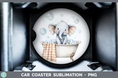 GorgeousBathtub Car Coaster design.