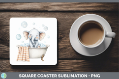 GorgeousBathtub Square Coaster design.
