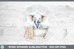 GorgeousBathtub Wind Spinner design.